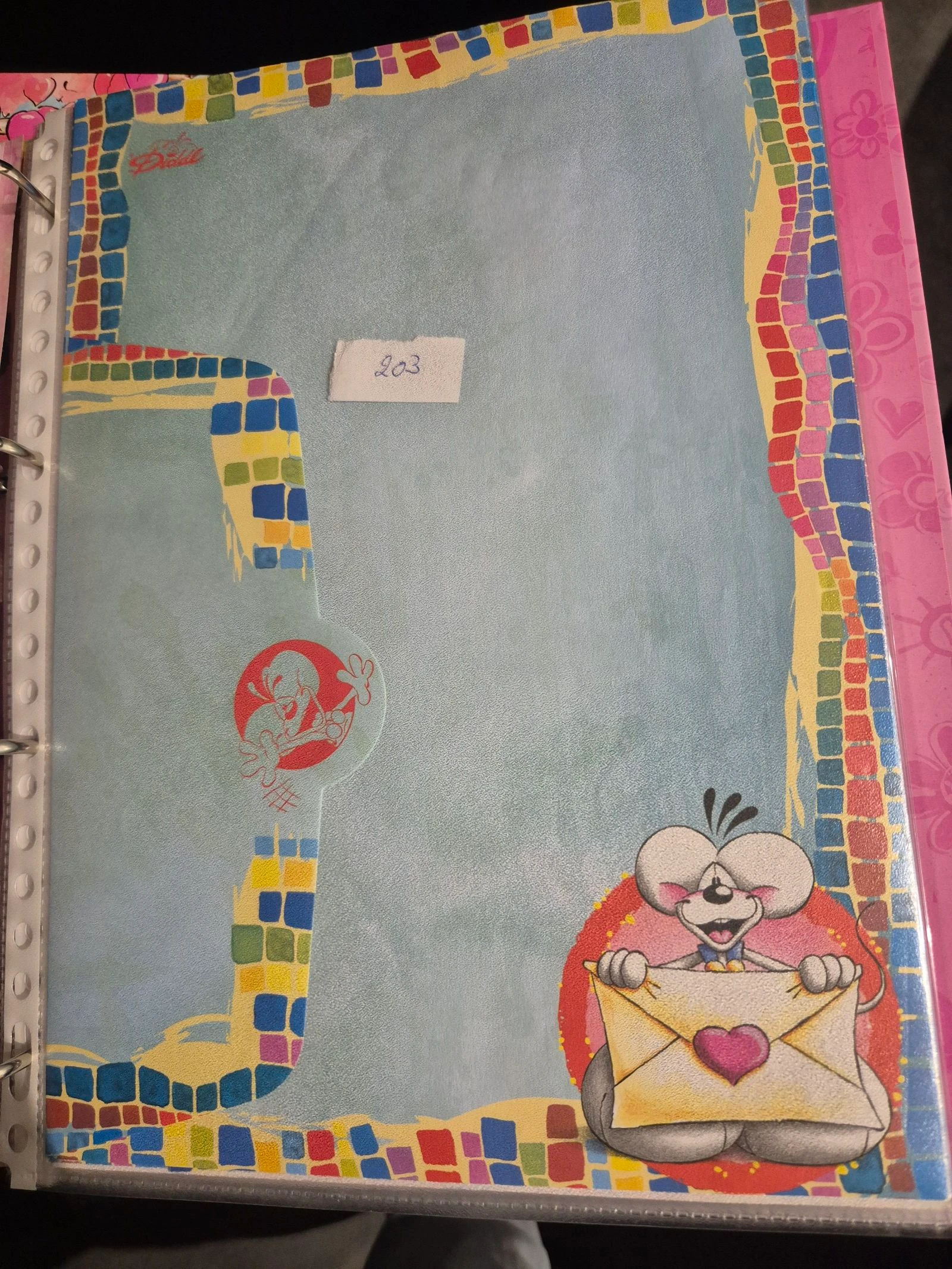 Briefpapier diddl 203
